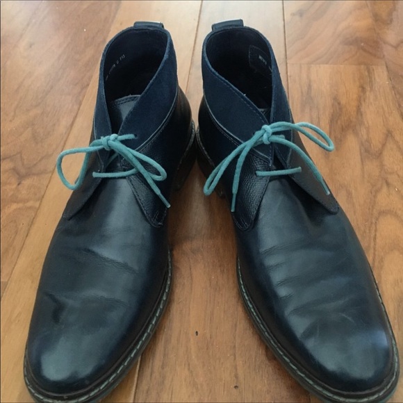 Cole Haan Men’s Chukka Blue Leather Boot main image 5